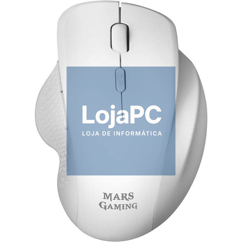 Rato sem fios Mars Gaming MMWERGO/ até 3200 DPI/ Branco