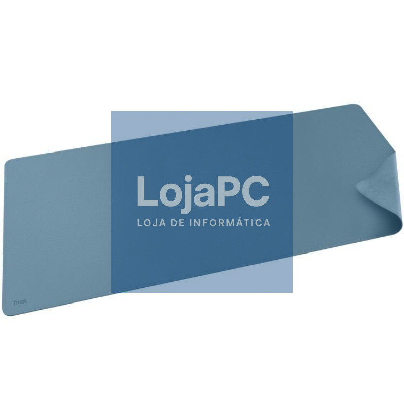 Tapete de rato Ergonómica XXL Trust Benya/ 2 x 430 x 900mm/ Azul
