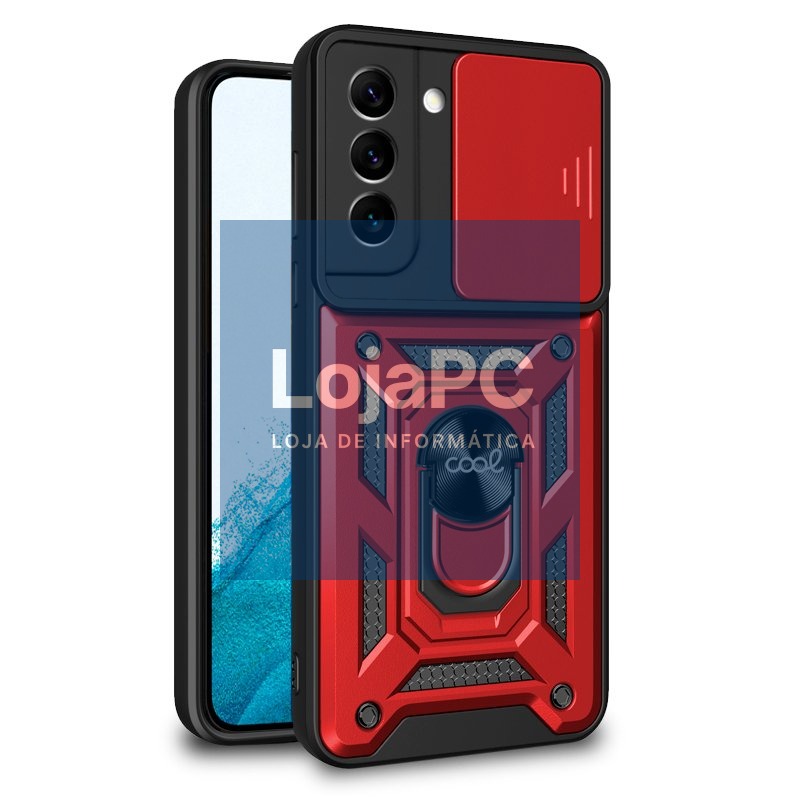 COOL Case for Samsung S901 Galaxy S22 Hard Ring Red