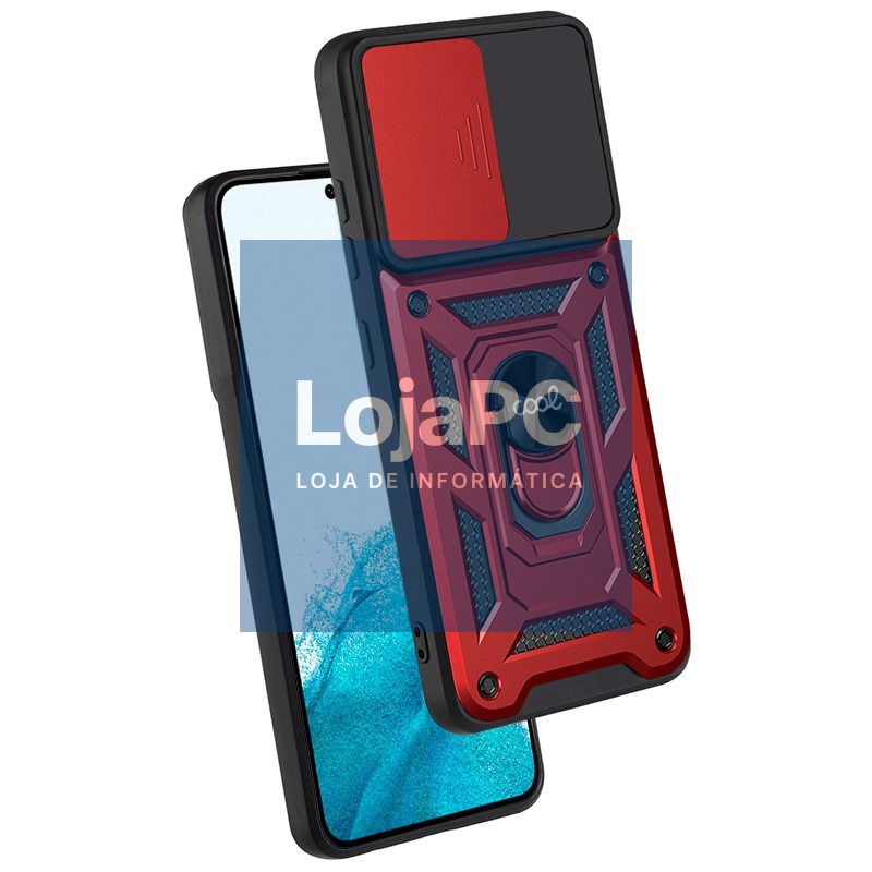 COOL Case for Samsung S901 Galaxy S22 Hard Ring Red — imagem 3