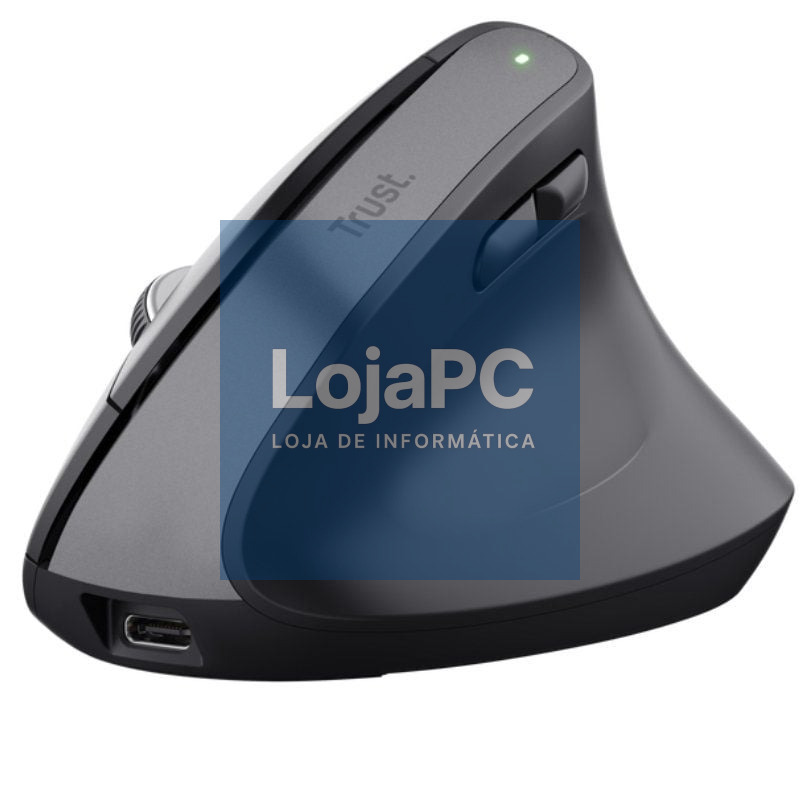 Rato Vertical sem fios Trust Bayo+/ Bateria Recarregável/ até 2400 DPI