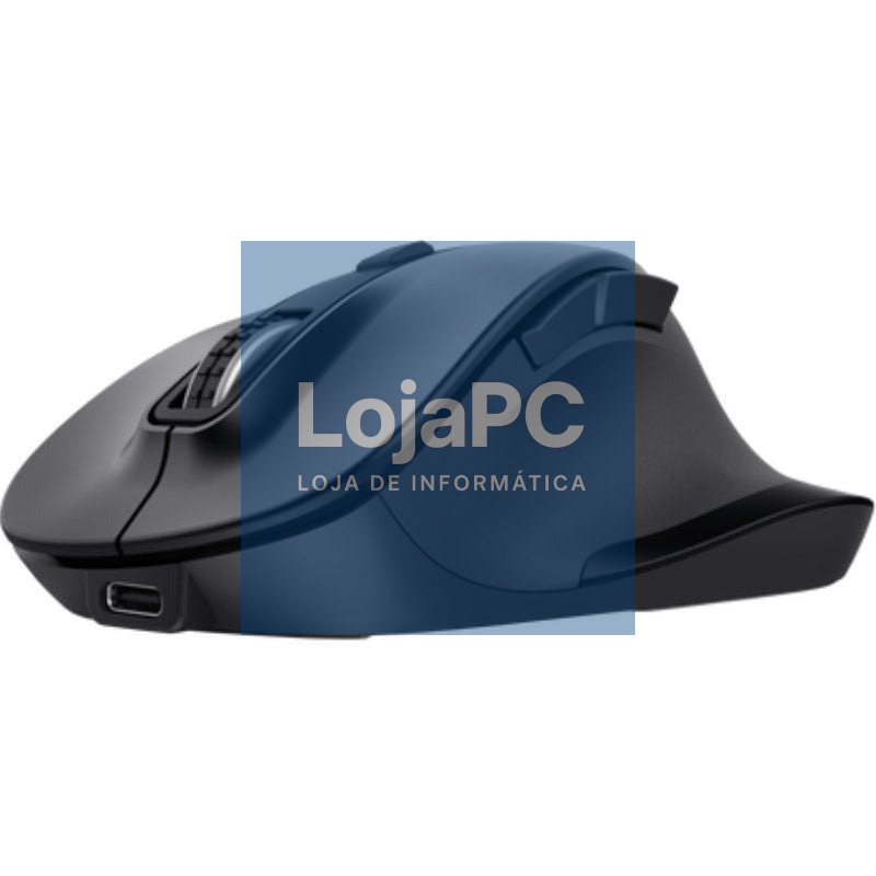 Rato Ergonómico sem fios Trust Fyda Multidispositivo/ Bateria recarregável/ até 2400 DPI