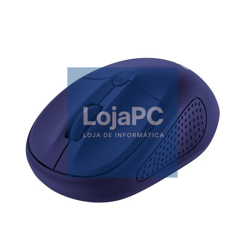 Rato Mini sem fios Trust Primo/ até 1600 DPI/ Azul mate