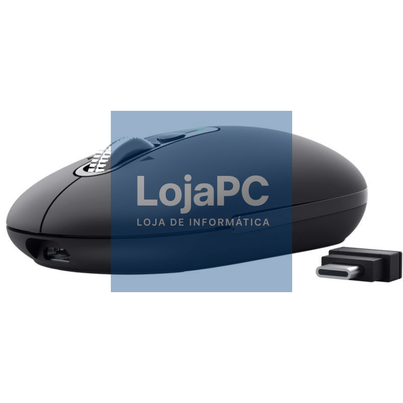 Rato sem fios Trust Seron 26018/ Bateria recarregável/ até 3200 DPI/ Preto
