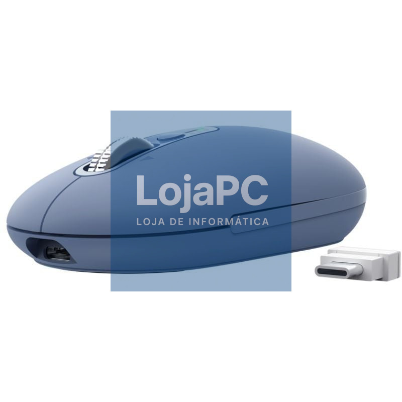 Rato sem fios Trust Seron 26020/ Bateria recarregável/ até 3200 DPI/ Azul
