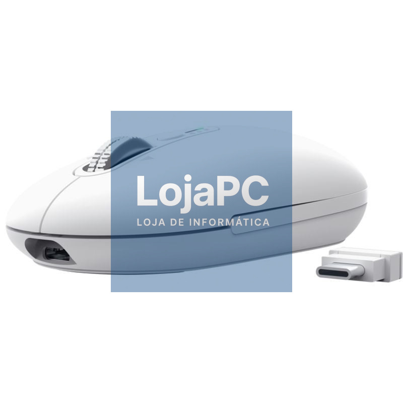 Rato sem fios Trust Seron 26019/ Bateria recarregável/ até 3200 DPI/ Branco