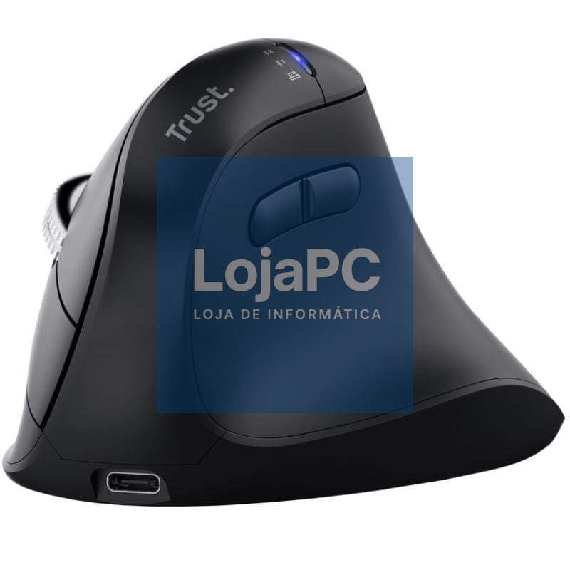 Rato Vertical sem fios Trust Vyran 26107/ Bateria recarregável/ até 3200 DPI