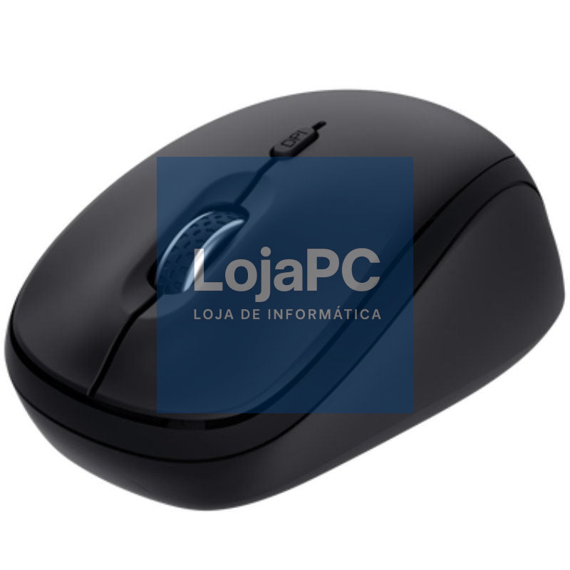 Rato Mini sem fios Trust Yvi+ Multidispositivo/ até 1600 DPI/ Preto