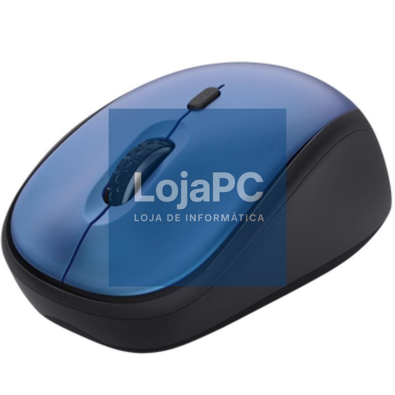 Rato Mini sem fios Trust Yvi+ Silent/ até 1600 DPI/ Azul