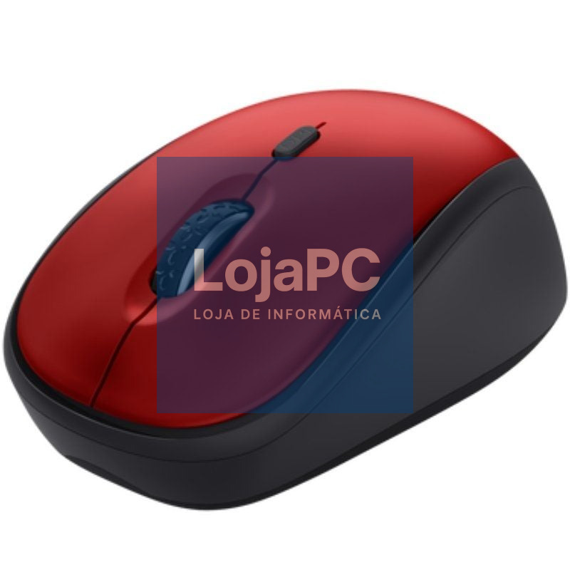 Rato Mini sem fios Trust Yvi+ Silent/ até 1600 DPI/ Vermelho