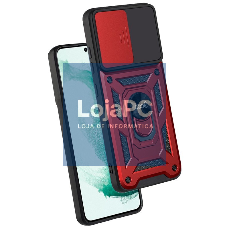 COOL Case for Samsung S906 Galaxy S22 Plus Hard Ring Red — imagem 2