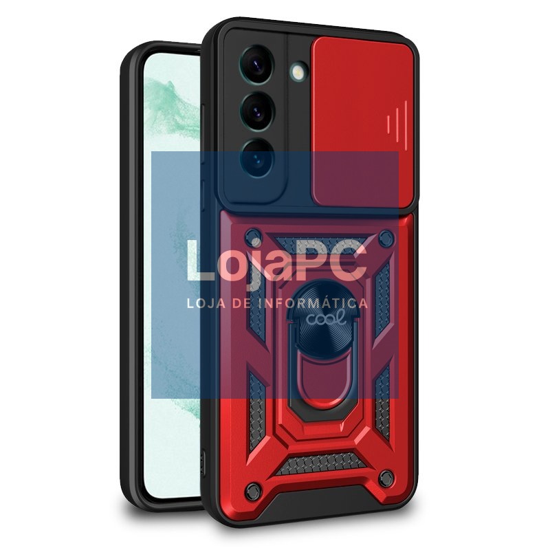 COOL Case for Samsung S906 Galaxy S22 Plus Hard Ring Red