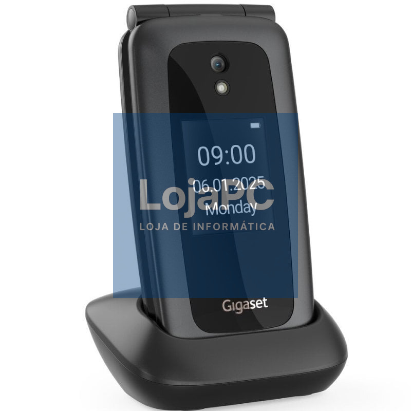 Telefone Telemóvel Gigaset GL795 para Pessoas Maiores/ 4G/ Preto