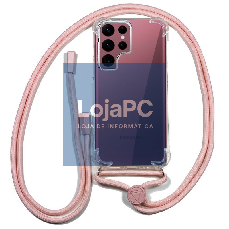 COOL Case for Samsung S908 Galaxy S22 Ultra Pink Cord