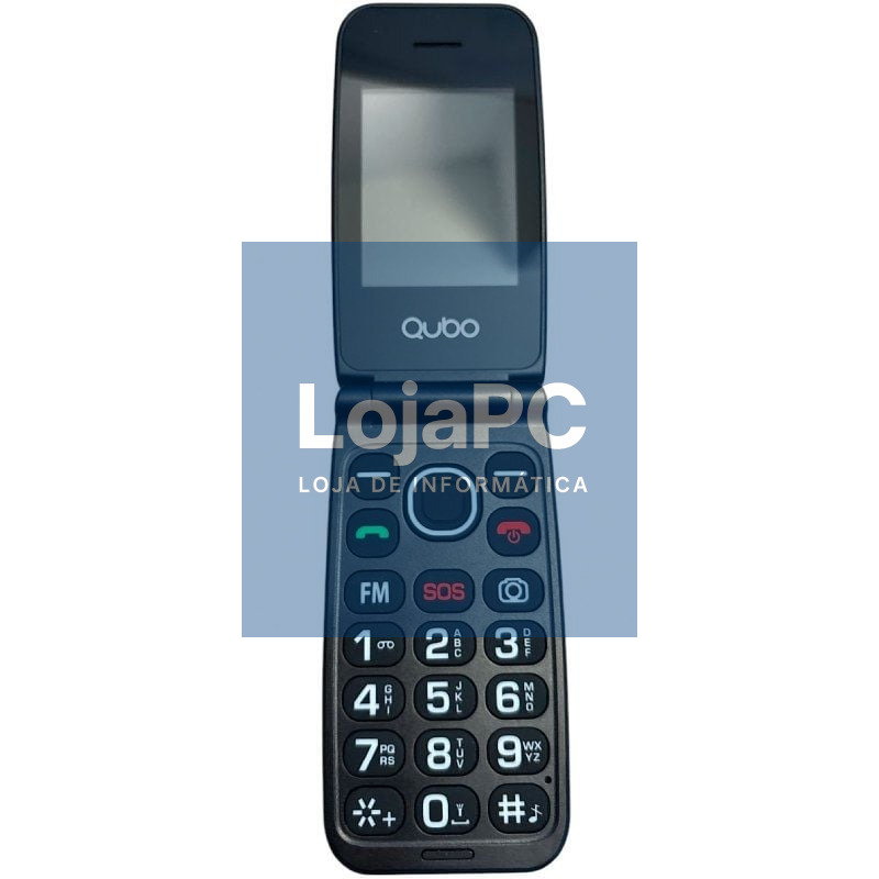 Telefone Telemóvel Qubo NEONW-BK 4G para Pessoas Maiores/ Preto
