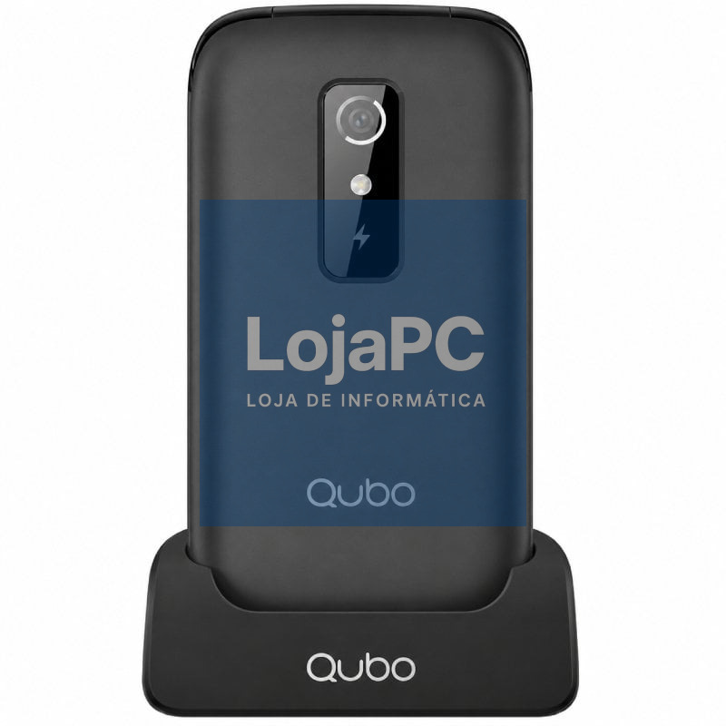 Telefone Telemóvel Qubo P-220BKC 4G para Pessoas Maiores/ Preto