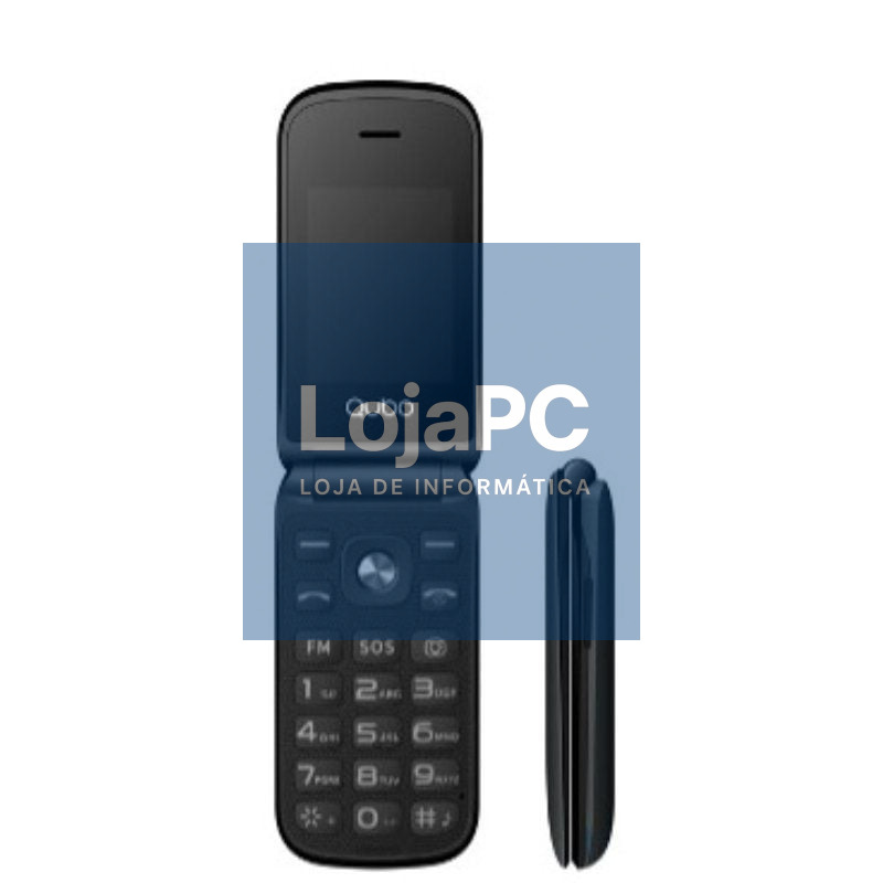 Telefone Telemóvel Qubo X-209 4G para Pessoas Maiores/ Preto