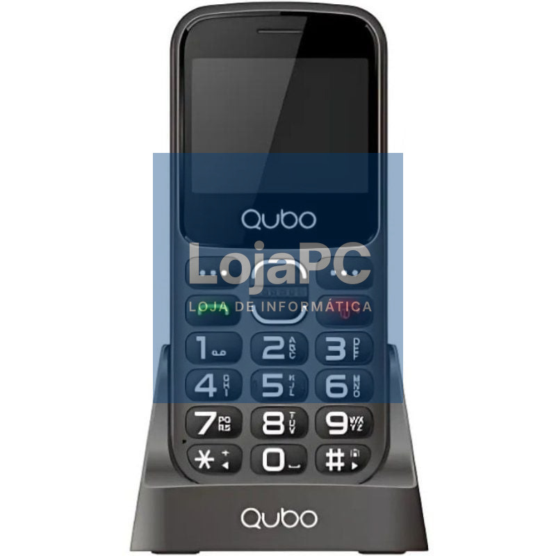 Telefone Telemóvel Qubo X-230BKC 4G para Pessoas Maiores/ Preto