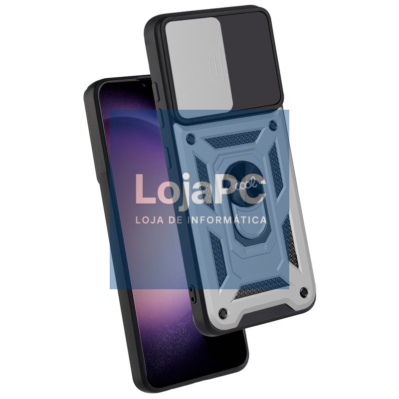 COOL Case for Samsung S916 Galaxy S23 Plus Hard Ring Silver — imagem 3