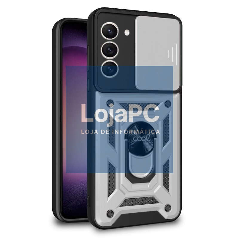COOL Case for Samsung S916 Galaxy S23 Plus Hard Ring Silver
