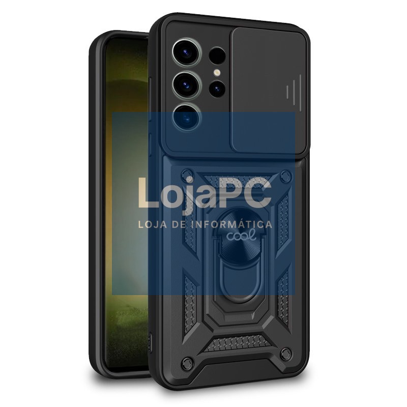 COOL Case for Samsung S918 Galaxy S23 Ultra Hard Ring Black