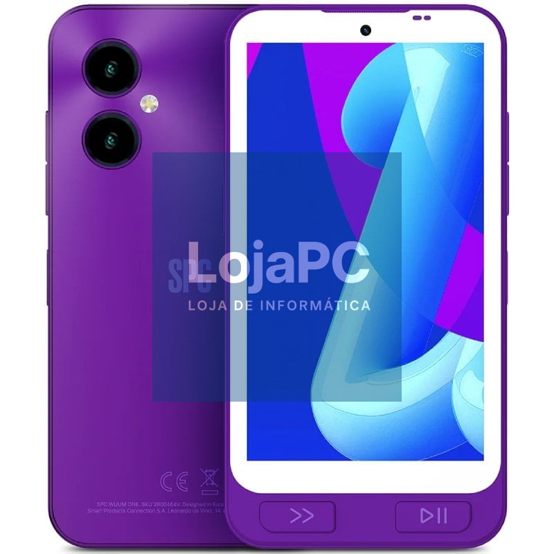 Smartphone SPC Wuum One 4GB/ 64GB/ 5'/ Púrpura