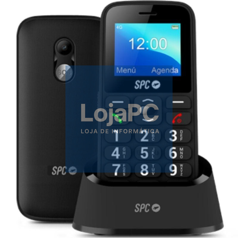 Telefone Telemóvel SPC Fortune 2 4G para Pessoas Maiores/ Preto