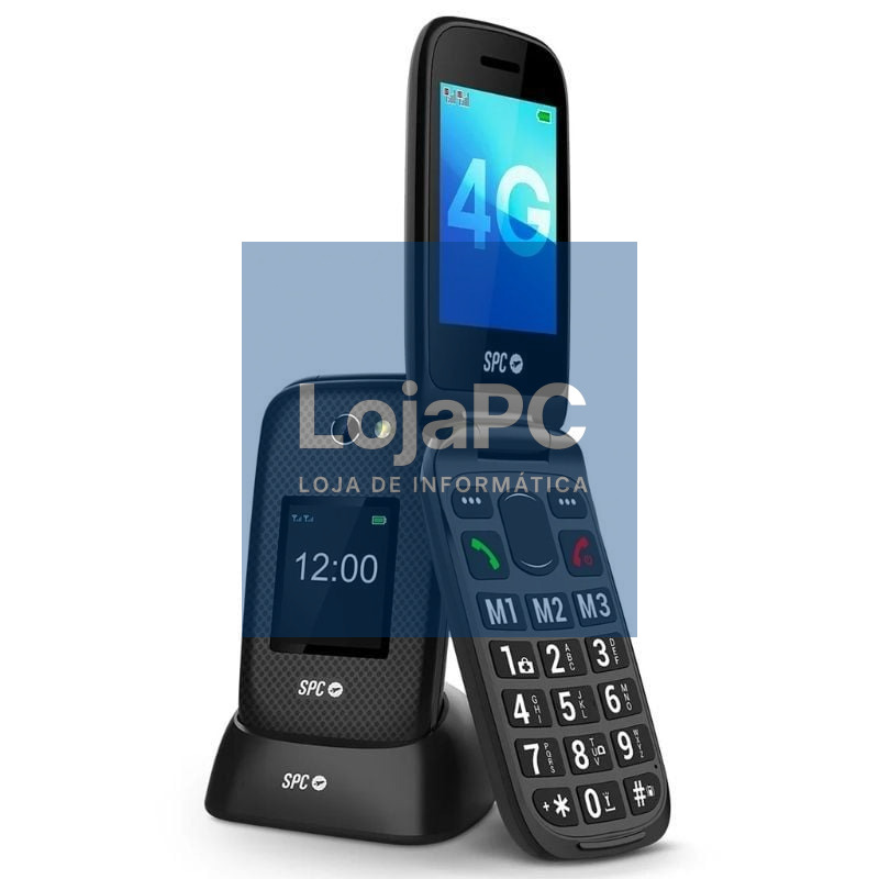 Telefone Telemóvel SPC Harmony 2 4G para Pessoas Maiores/ Preto