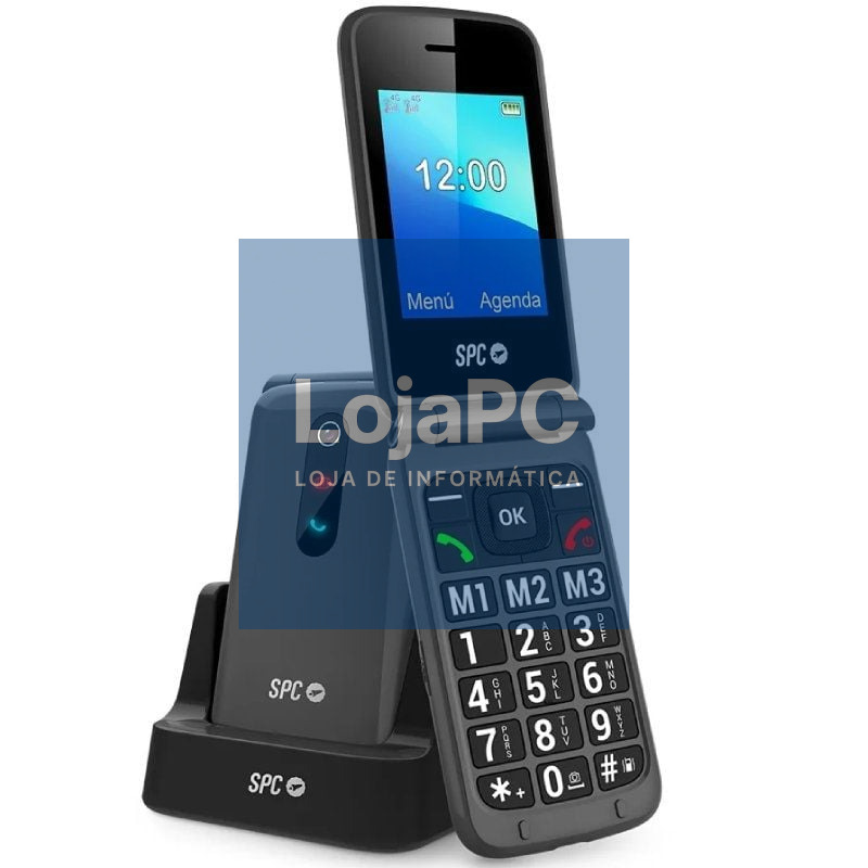 Telefone Telemóvel SPC Stella 3 para Pessoas Maiores/ 4G/ Preto