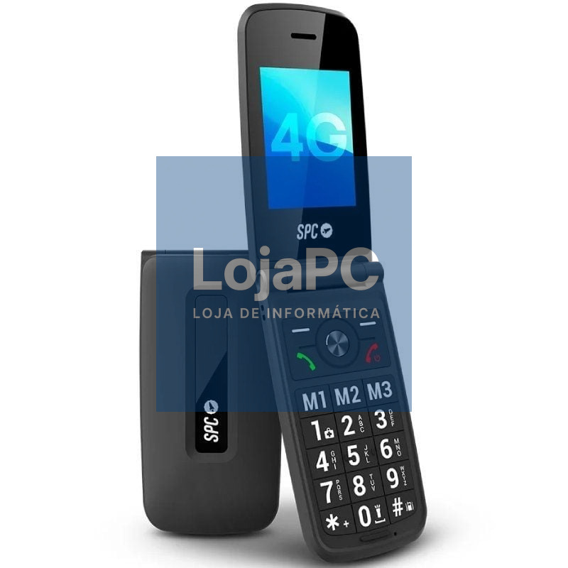 Telefone Telemóvel SPC Titan 2 para Pessoas Maiores/ 4G/ Preto