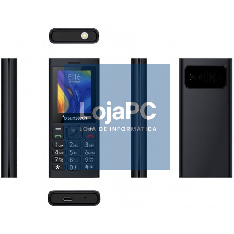 Telefone Telemóvel Sunstech CEL5/ Preto