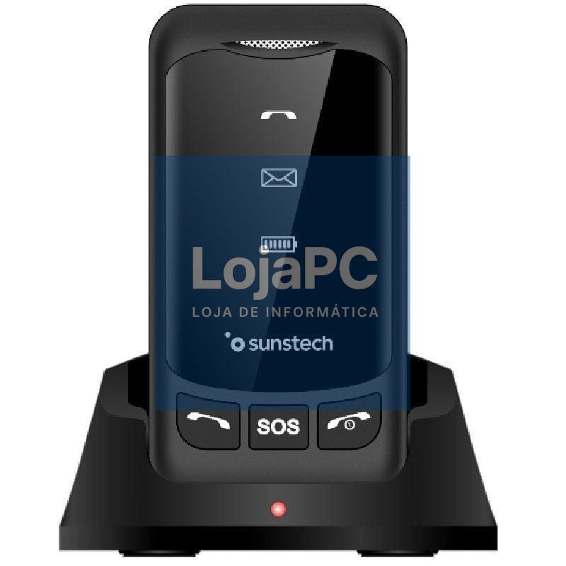 Telefone Telemóvel Sunstech CELT25BK para Pessoas Maiores/ Preto