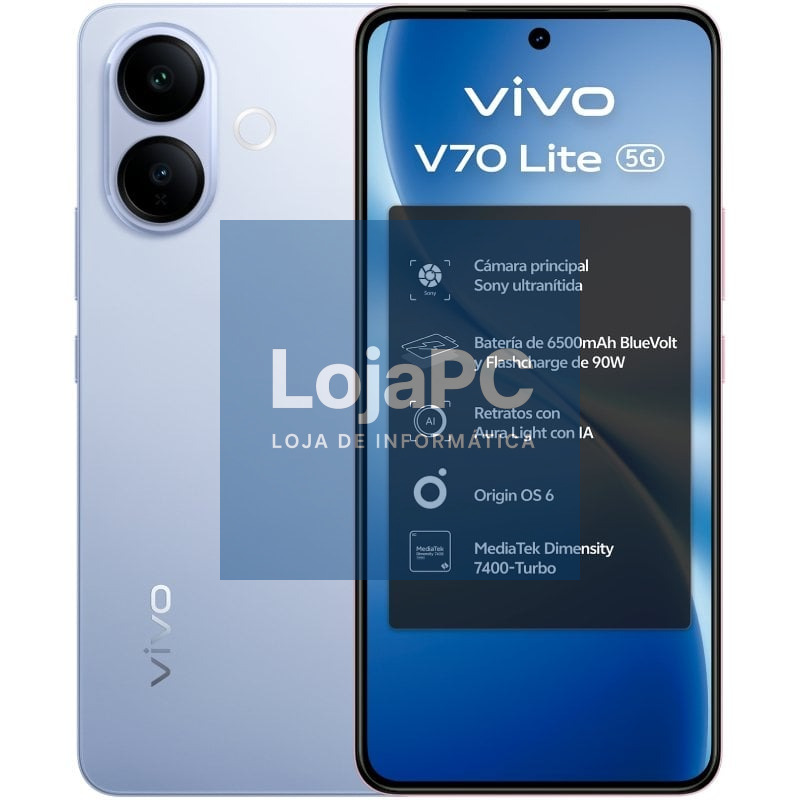 Smartphone Vivo V70 Lite 6GB/ 256GB/ 6.77'/ 5G/ Azul