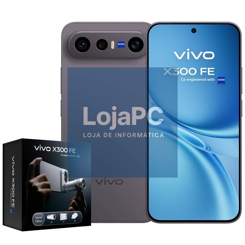 Smartphone Vivo X300 FE 12GB/ 512GB/ 6.31'/ 5G/ Preto/ inclui Extensor Teleobjetivo
