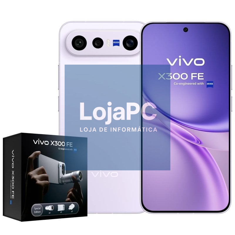 Smartphone Vivo X300 FE 12GB/ 512GB/ 6.31'/ 5G/ Púrpura/ inclui Extensor Teleobjetivo