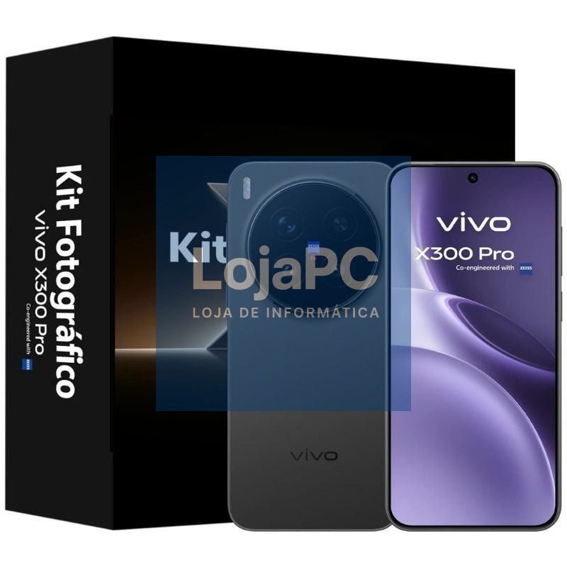 Smartphone Vivo X300 Pro 16GB/ 512GB/ 6.78'/ 5G/ Preto + Kit fotográfico Vivo X300 Pro