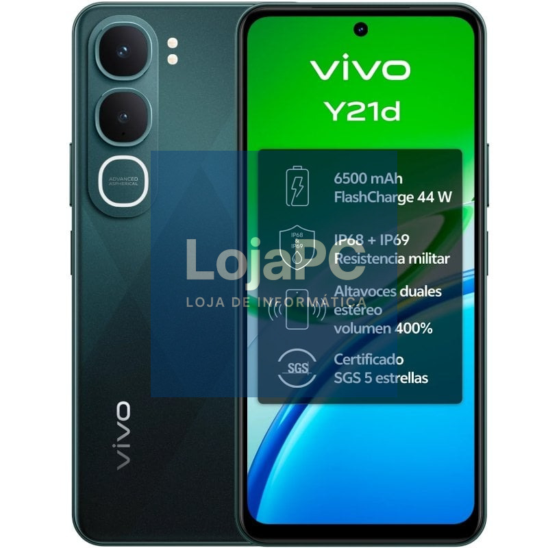 Smartphone Vivo Y21d 4GB/ 128GB/ 6.68'/ Verde