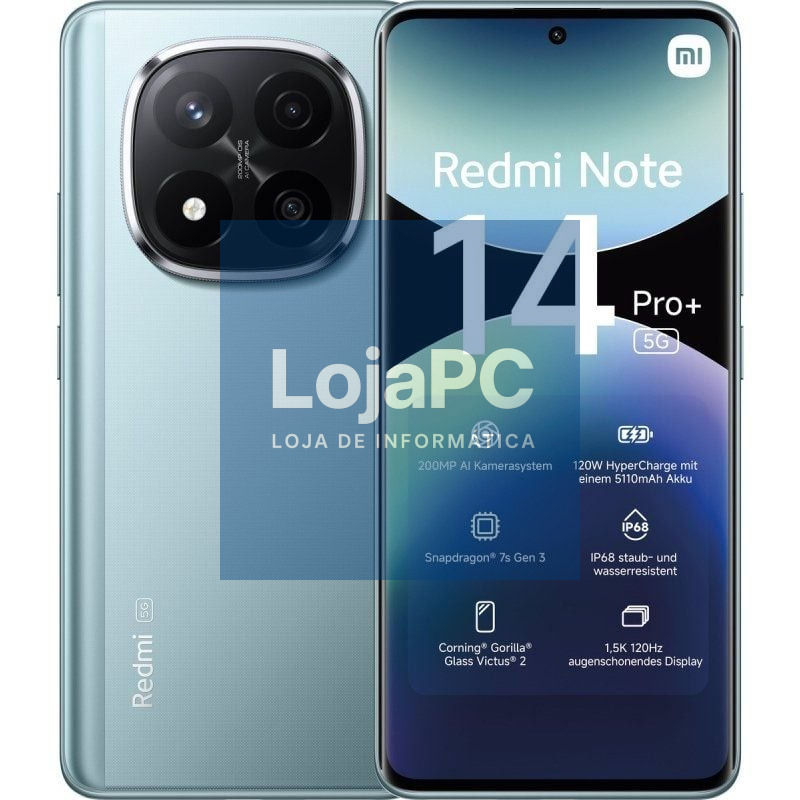 Smartphone Xiaomi Redmi Note 14 Pro+ 12GB/ 512GB/ 6.67'/ 5G/ Azul