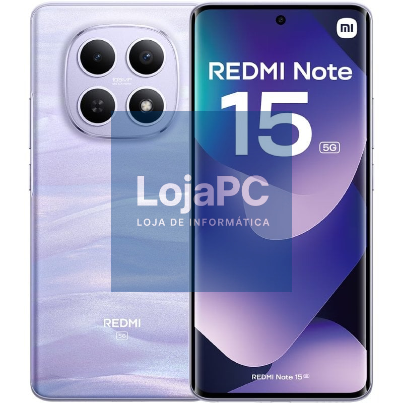 Smartphone Xiaomi Redmi Note 15 6GB/ 128GB/ 6.77'/ 5G/ Púrpura