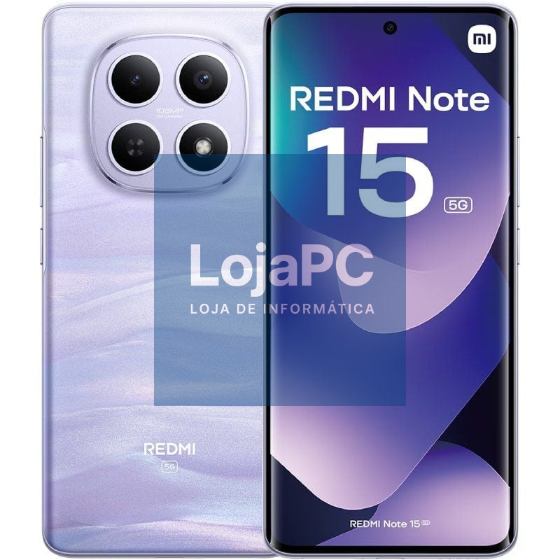 Smartphone Xiaomi Redmi Note 15 8GB/ 256GB/ 6.77'/ 5G/ Púrpura