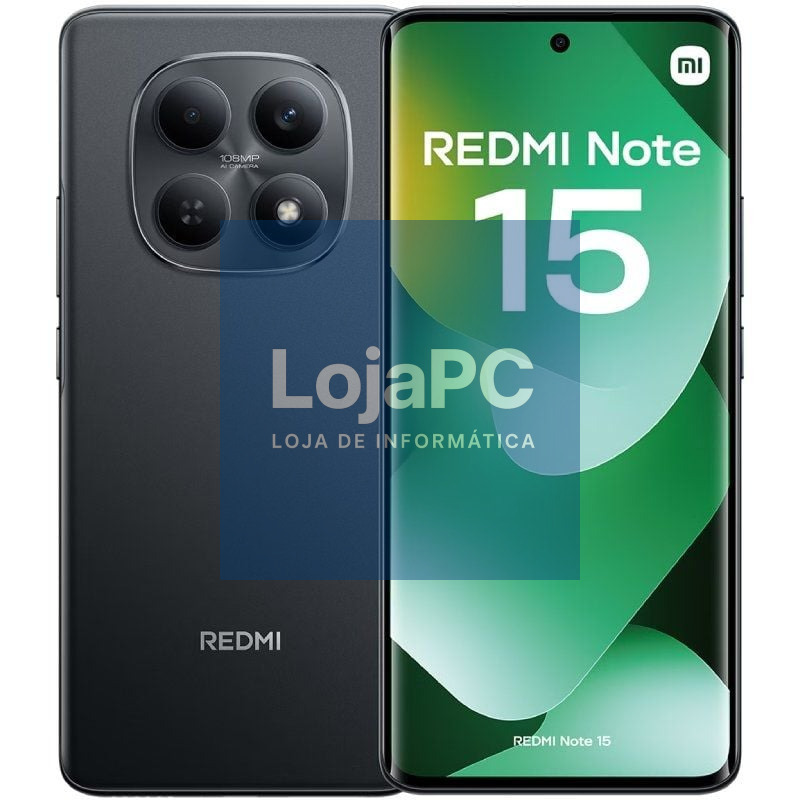 Smartphone Xiaomi Redmi Note 15 8GB/ 128GB/ 6.77'/ Preto