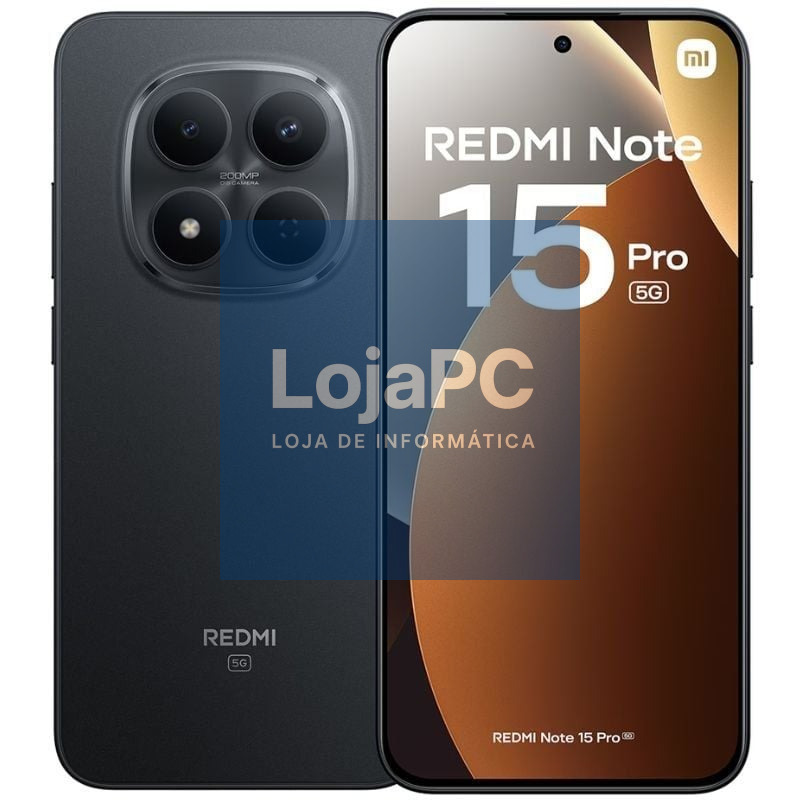 Smartphone Xiaomi Redmi Note 15 Pro 8GB/ 256GB/ 6.83'/ 5G/ Preto