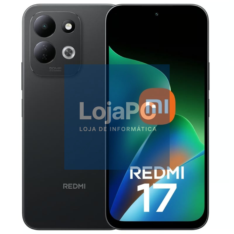 Smartphone Xiaomi Redmi 17 4GB/ 128GB/ 6.9'/ Preto