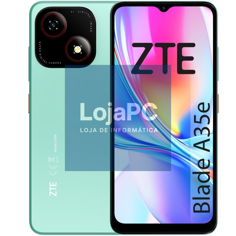 Smartphone ZTE Blade A35E 2GB/ 64GB/ 6.52'/ Verde