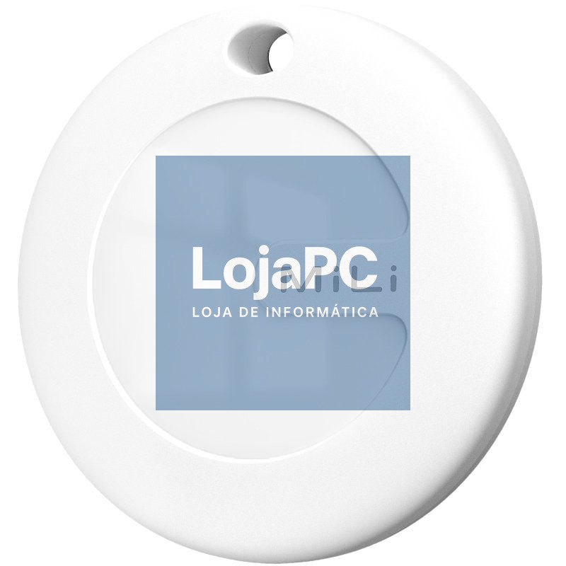 Localizador Leotec EasyTag Dual/ Branco/ inclui Porta-chaves Preto