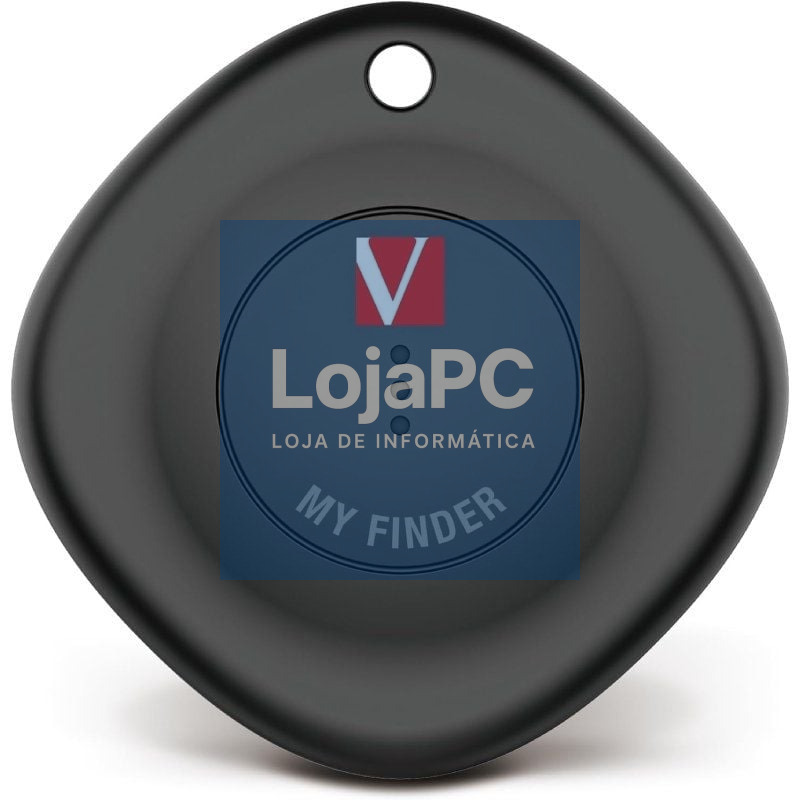 Localizador Verbatim My Finder Bluetooth Tracker MYF-01 compatível com Apple/ inclui Porta-chaves y Pilha/ Preto