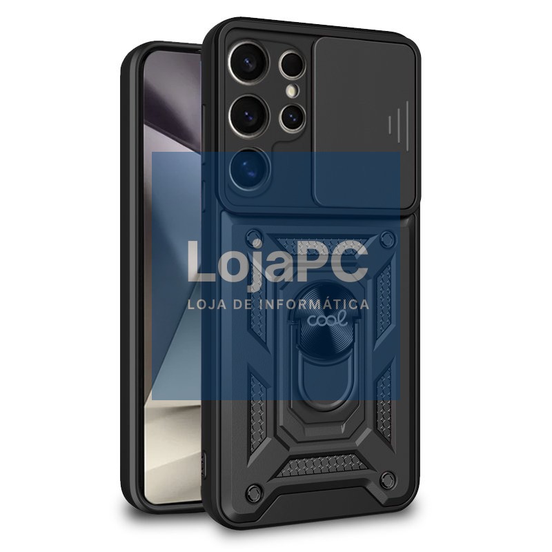 COOL Case for Samsung S928 Galaxy S24 Ultra Hard Ring Black