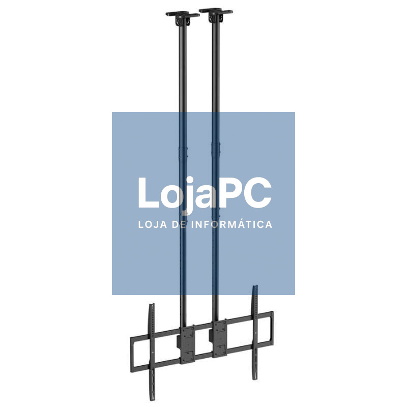 Suporte de tecto Inclinável/ Rotativo/ Nivelável Aisens CT120TLE-395 para TV de 60-120'/ até 120kg