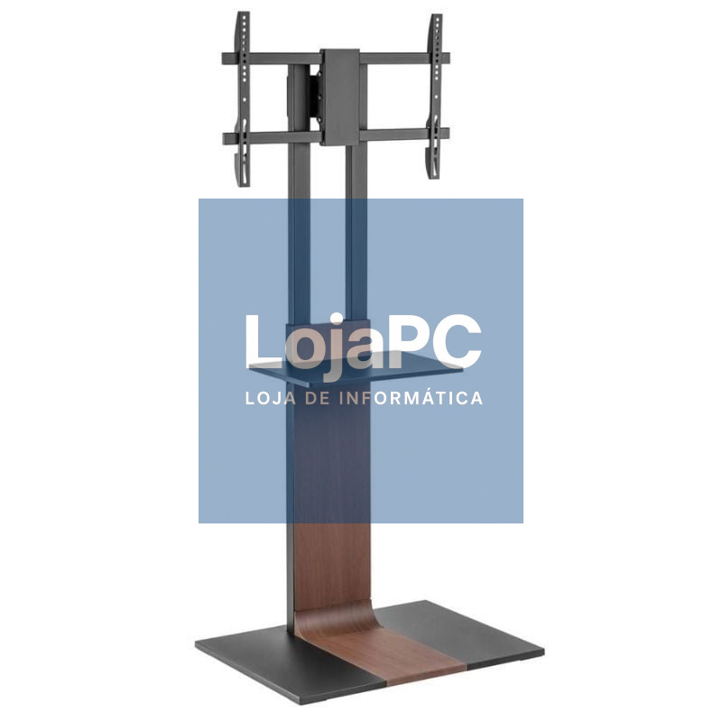 Suporte de chão Inclinável/ Rotativo com Bandeja DVD Aisens FT86TSE-401 para TV de 37-86'/ até 50kg