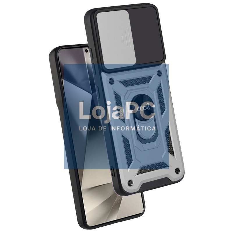 COOL Case for Samsung S928 Galaxy S24 Ultra Hard Ring Silver — imagem 2